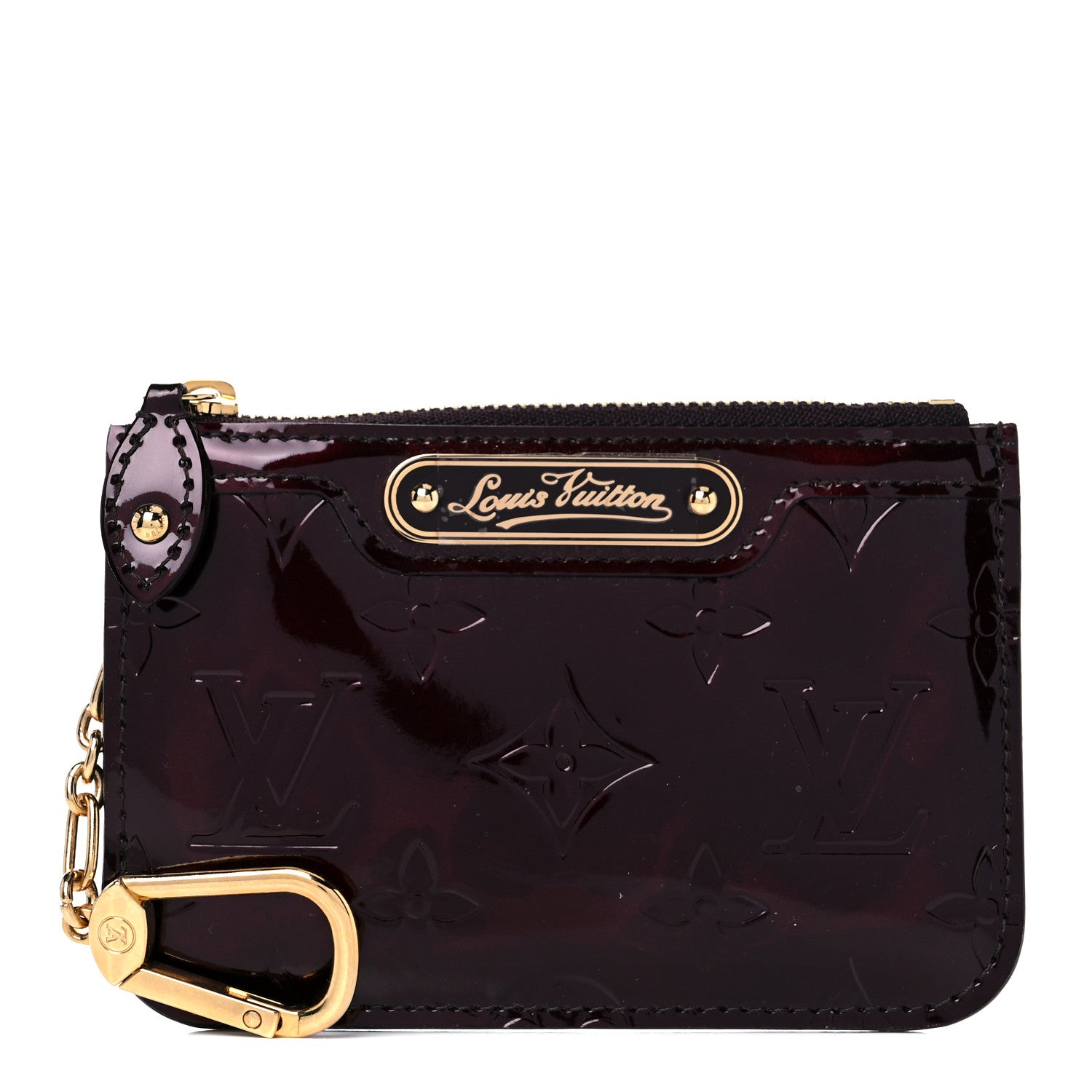 Louis Vuitton Vernis Key Pouch Amarante 1 of 7