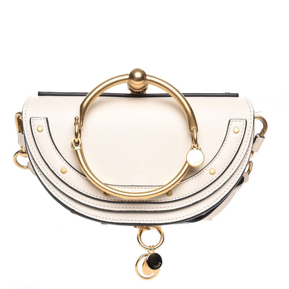 Chloe Calfskin Small Nile Bracelet Minaudiere Bag Off White 1 of 10
