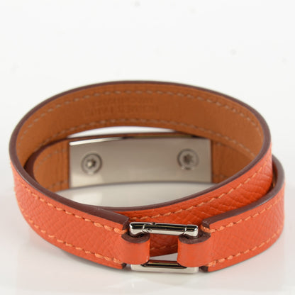 Hermes Epsom Micro Rivale Bracelet S Orange 3 of 7