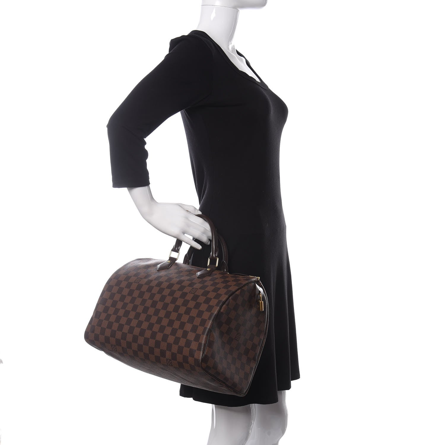 Louis Vuitton Damier Ebene Speedy 35 2 of 10