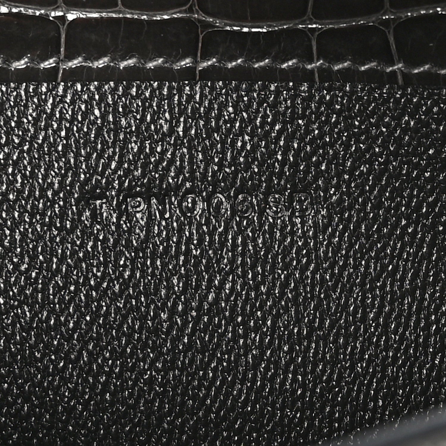 Hermes Shiny Alligator Constance Long Wallet Graphite 8 of 11