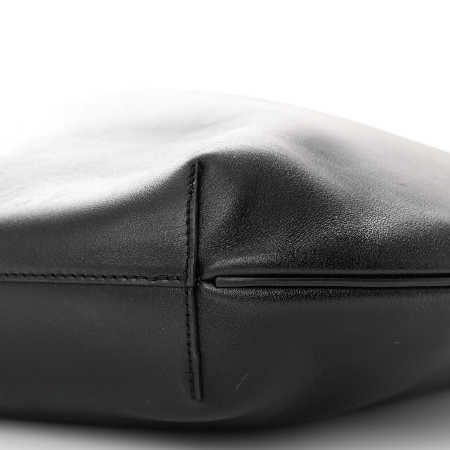 Loewe Shiny Nappa Calfskin Paseo Shoulder Bag Black 9 of 11