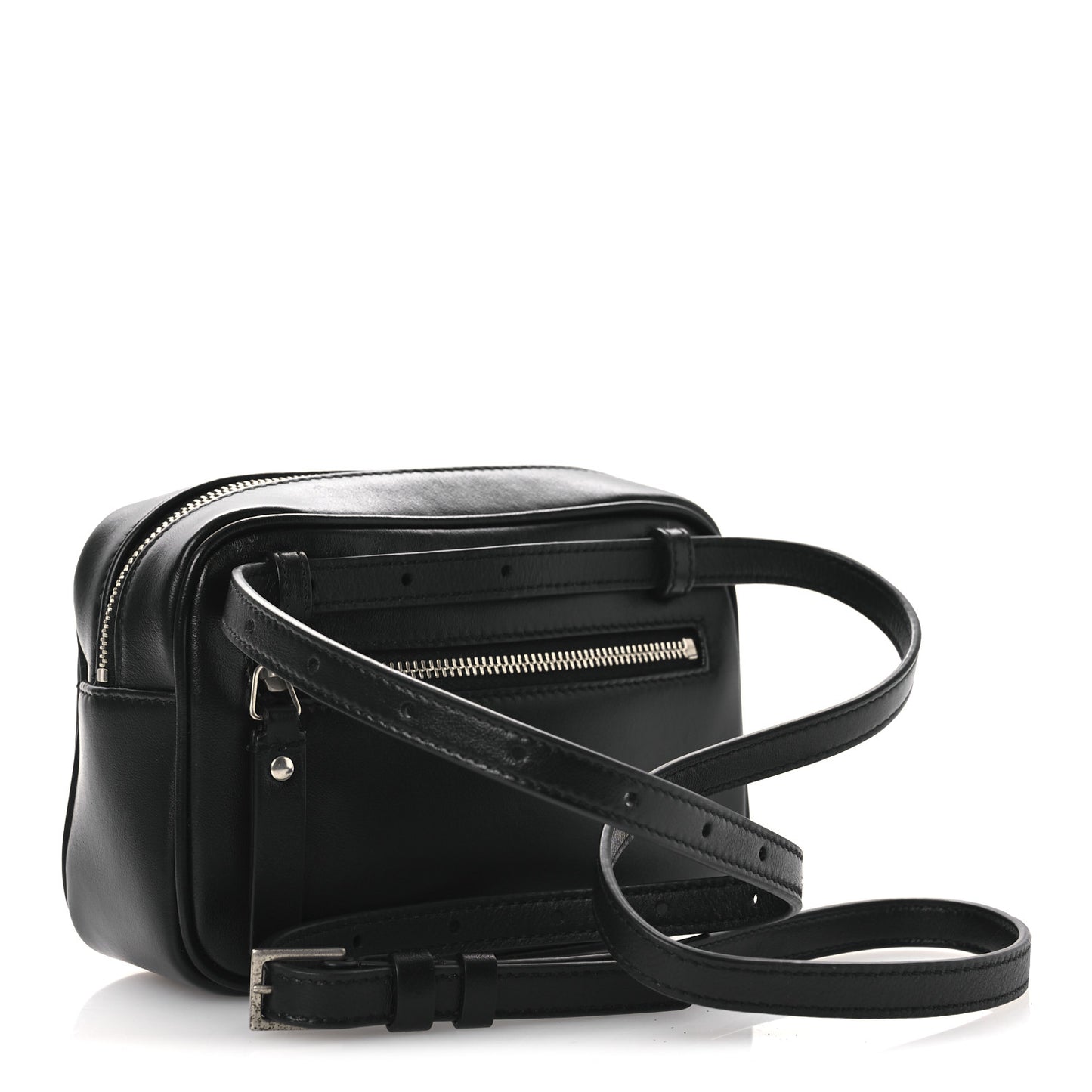 Calfskin Matelasse Monogram Lou Belt Bag Black