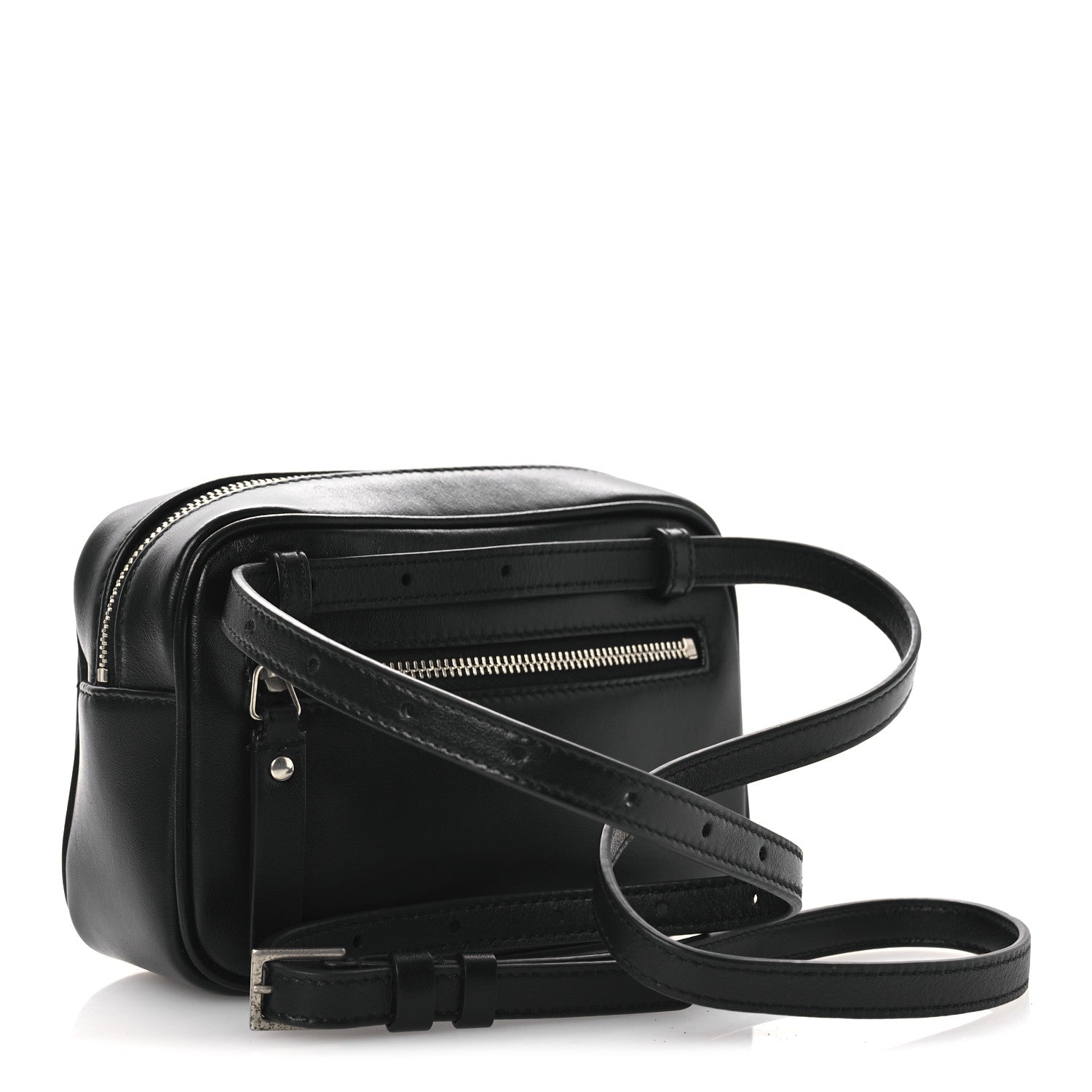 Saint Laurent Calfskin Matelasse Monogram Lou Belt Bag Black 3 of 11