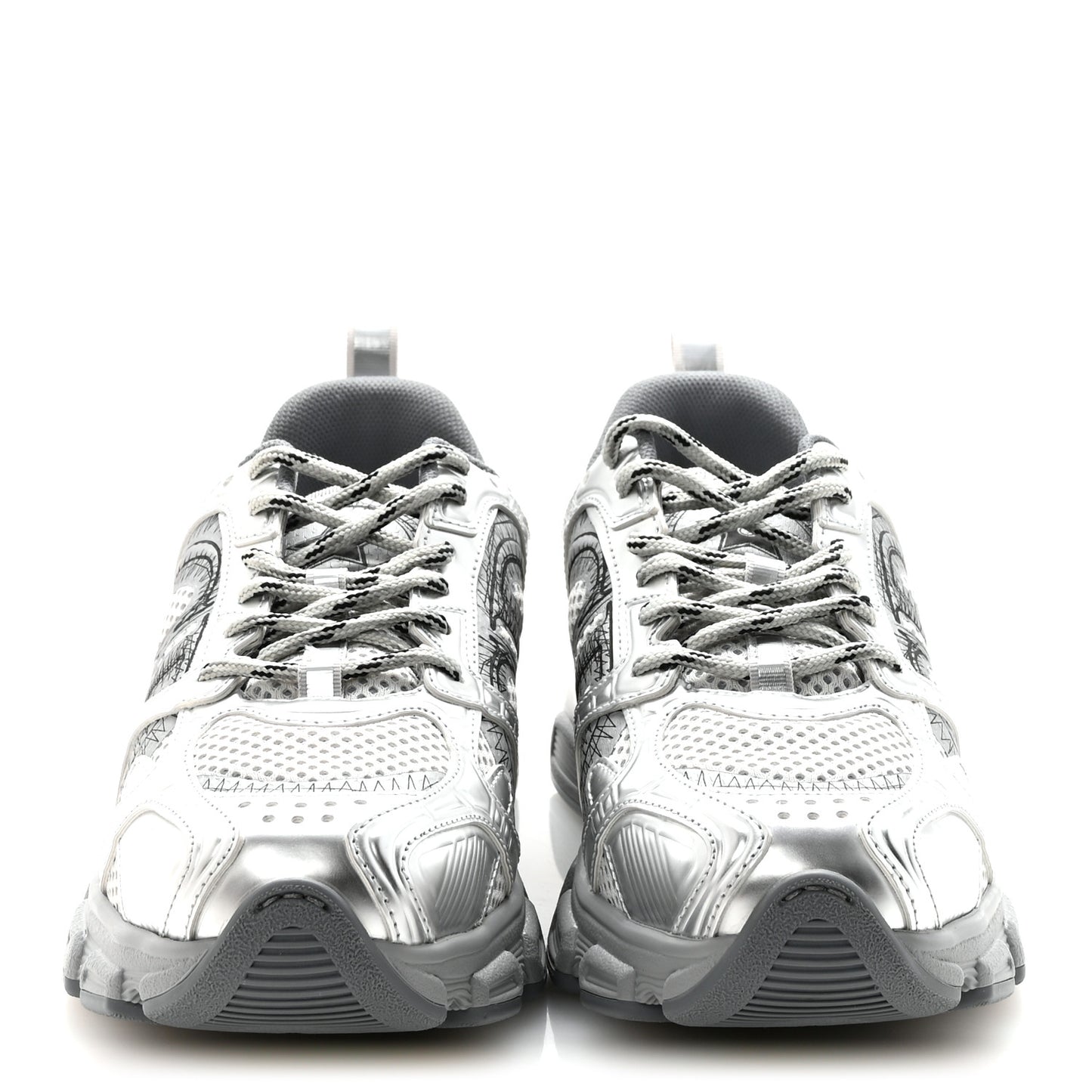 Technical Mesh Dior Chrono Sneakers 38 Silver
