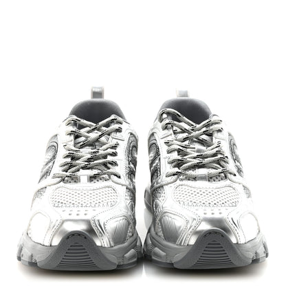 Christian Dior Technical Mesh Dior Chrono Sneakers 38 Silver 3 of 9