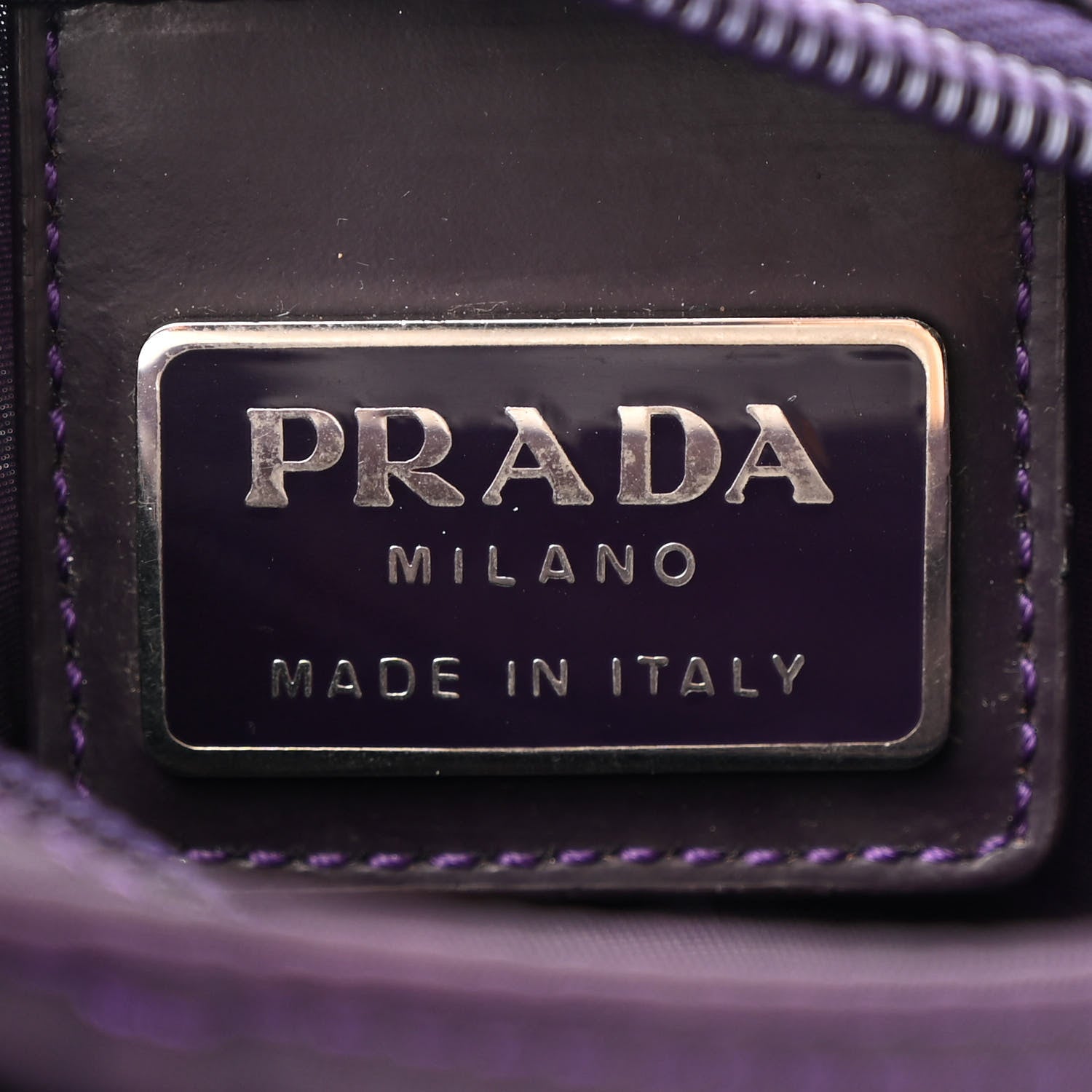Prada Tessuto Nylon Small Flat Messenger Bag Granato 6 of 11
