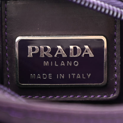 Prada Tessuto Nylon Small Flat Messenger Bag Granato 6 of 11