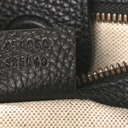 Gucci Calfskin Kingsnake Print Tote Black 7 of 9