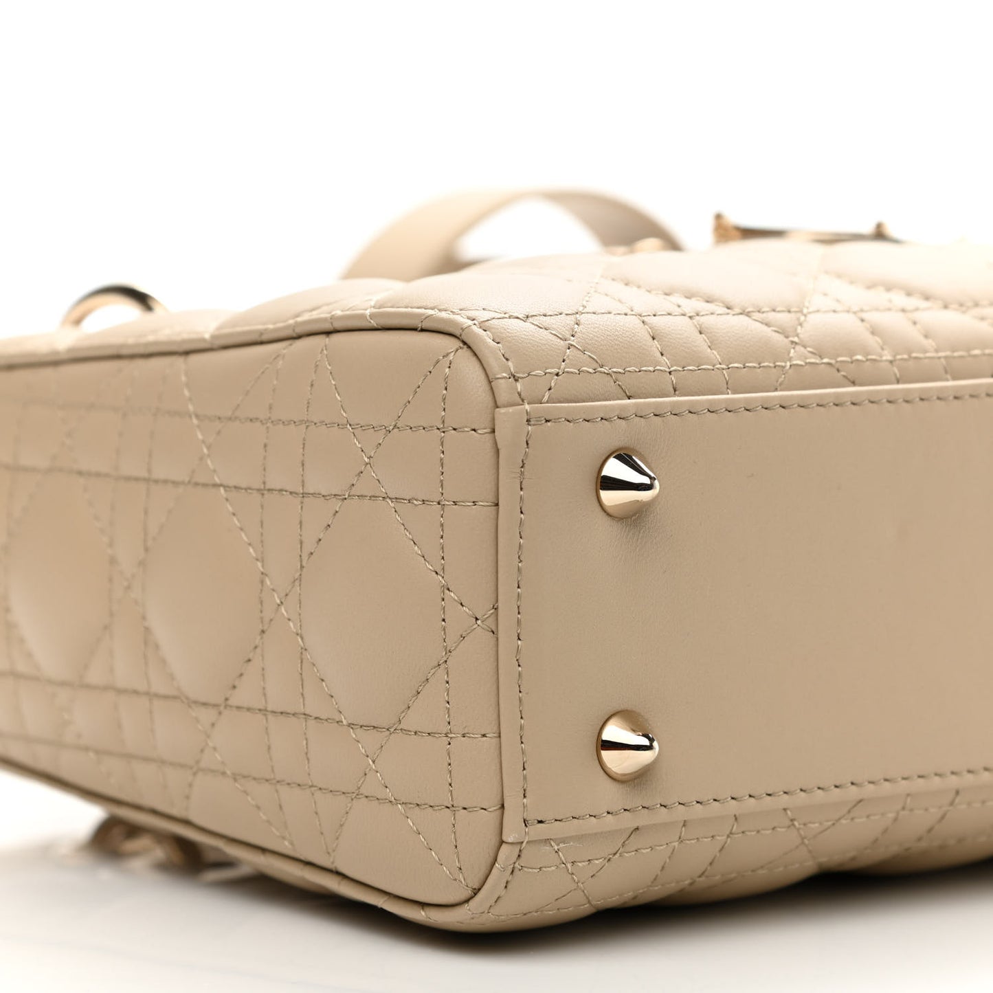 Lambskin Cannage Small My ABCDior Lady Dior Beige