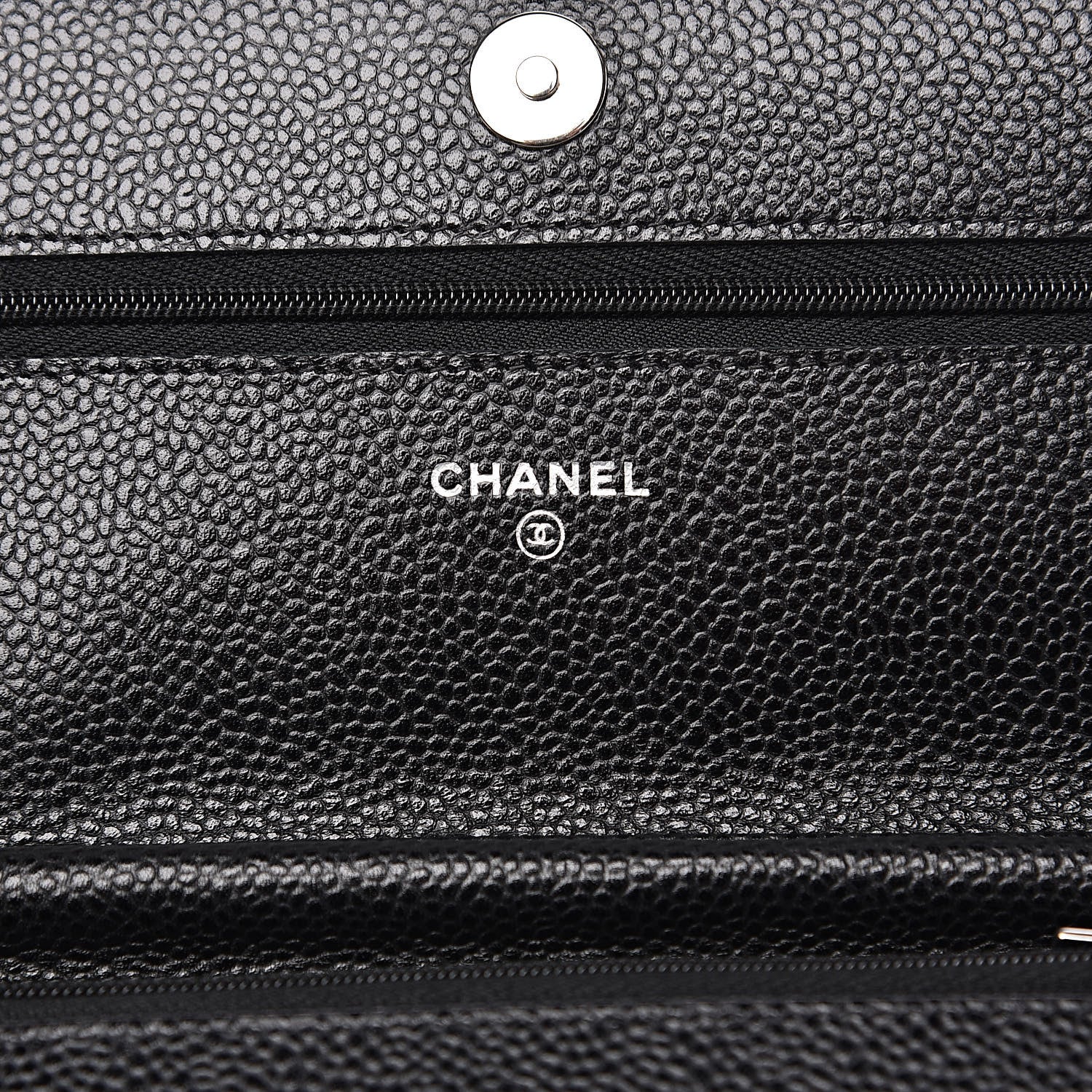 Chanel Caviar Quilted Wallet On Chain WOC Black 6 of 11