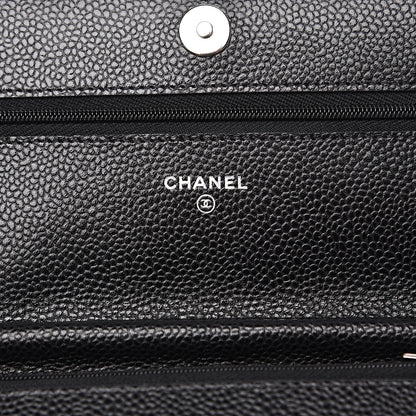 Chanel Caviar Quilted Wallet On Chain WOC Black 6 of 11