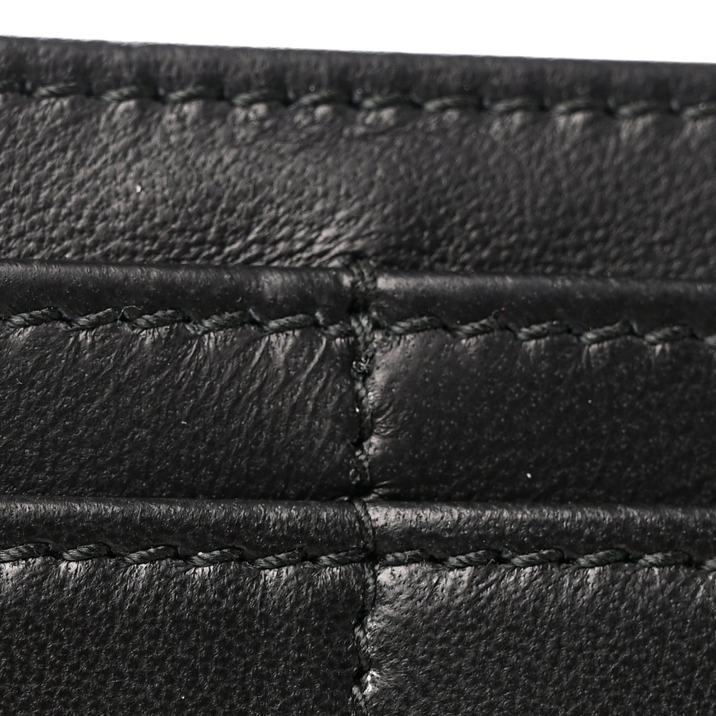 ALEXANDER MCQUEEN Calfskin Studded Wallet on Chain Black