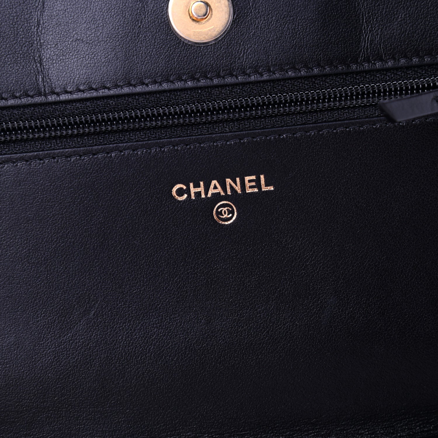 Chanel Caviar Quilted Boy Wallet On Chain WOC Black 5 of 11