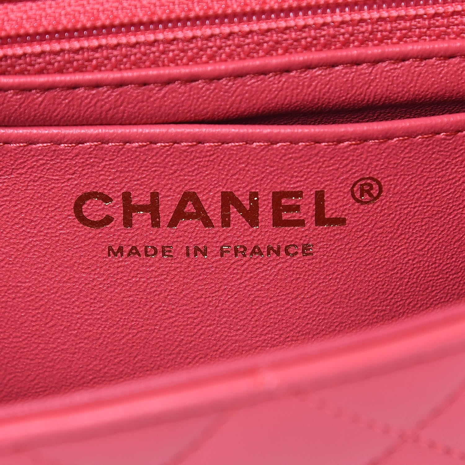 Chanel Lambskin Quilted Studded Mini Rectangular Flap Pink 6 of 9