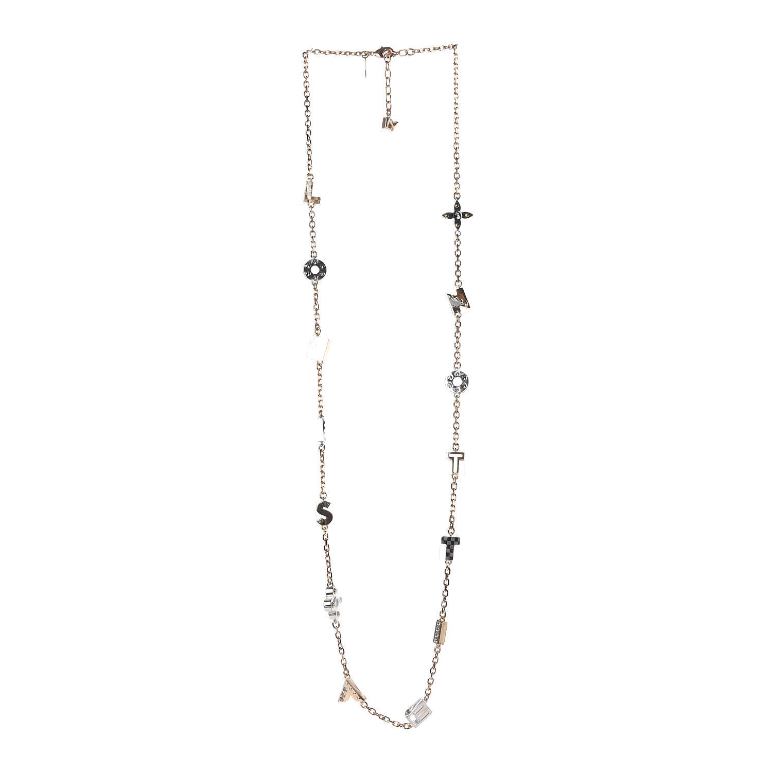 Louis Vuitton Love Letters Timeless Long Necklace 3 of 6