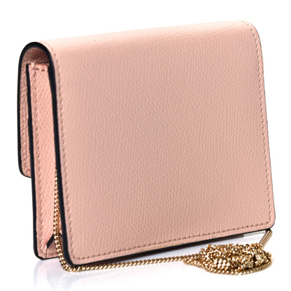 Fendi Vitello Cruise F is Fendi Geometric Flap Wallet on Chain Light Rose 2 of 6