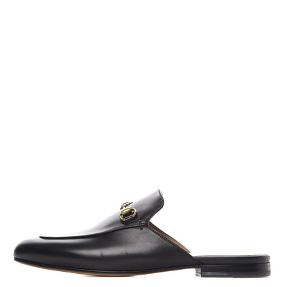 Gucci Calfskin Womens Princetown Slippers 39.5 Black 1 of 9