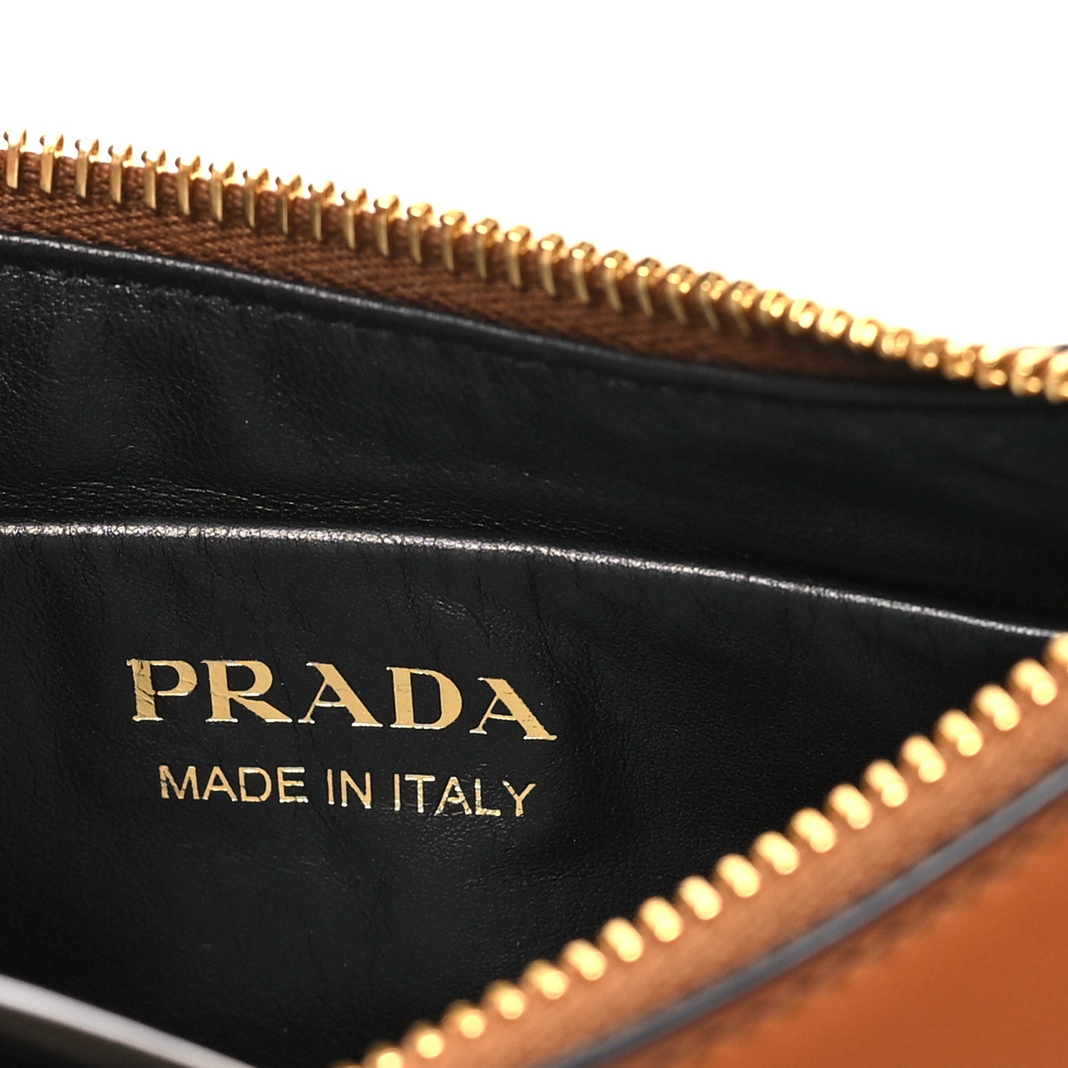 Prada Soft Calfskin Mini Arque Shoulder Bag Cognac 6 of 9