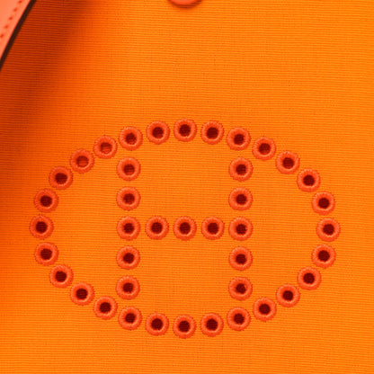 Hermes Toile Officier Swift Neo Evelyne TPM Jaune D'Or Feu Orange Minium 8 of 11