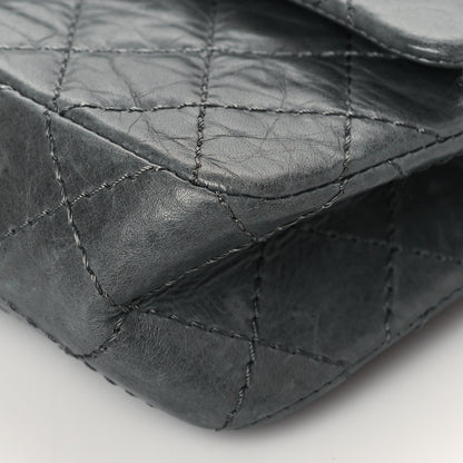 Chanel Aged Calfskin Quilted 50th Anniversary 2.55 Reissue 225 Flap Grey 10 of 10