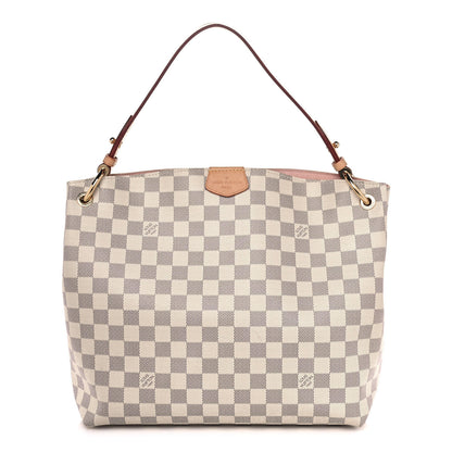 Louis Vuitton Damier Azur Graceful PM Rose Ballerine 1 of 10