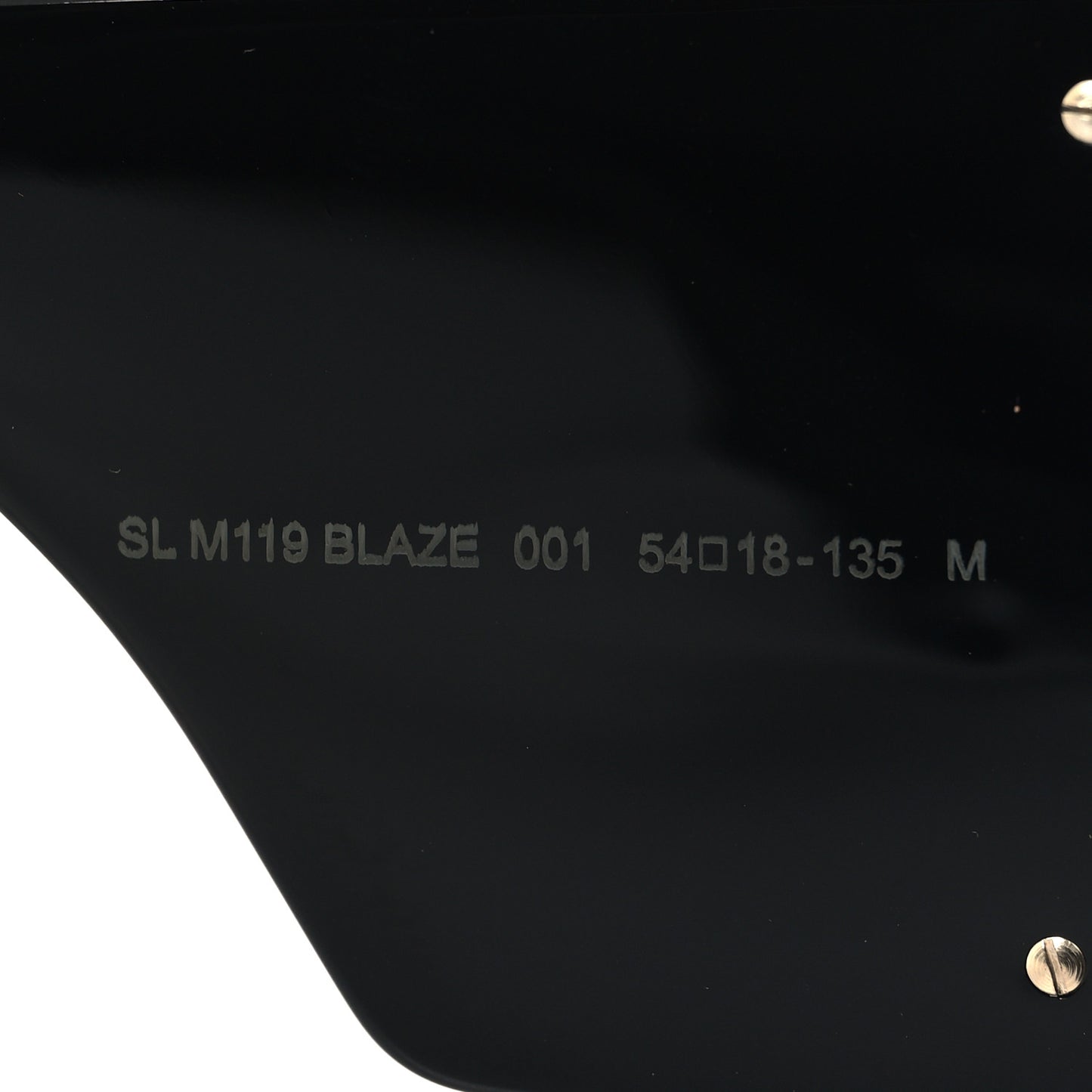 Acetate Blaze Sunglasses SL M119 Black