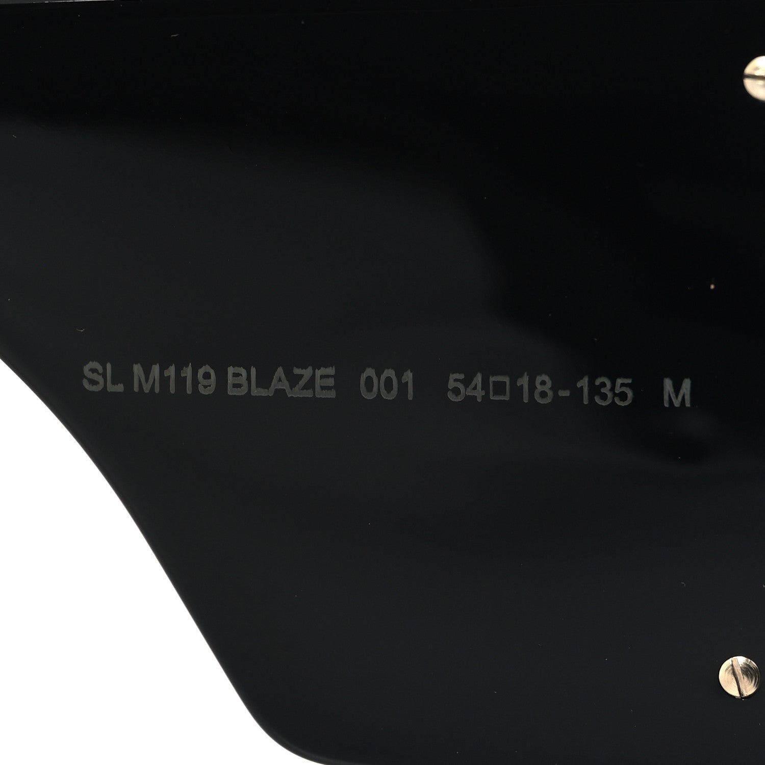 Saint Laurent Acetate Blaze Sunglasses SL M119 Black 7 of 8