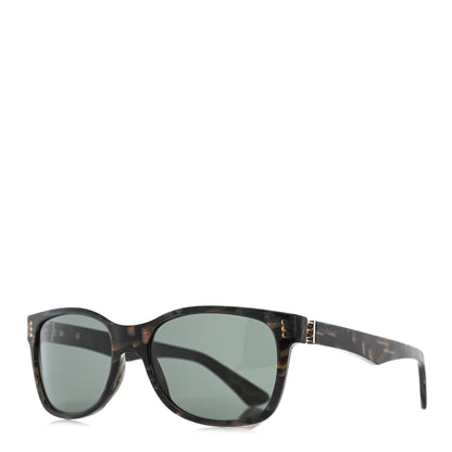 Cartier Acetate Rectangular Sunglasses Brown 1 of 7