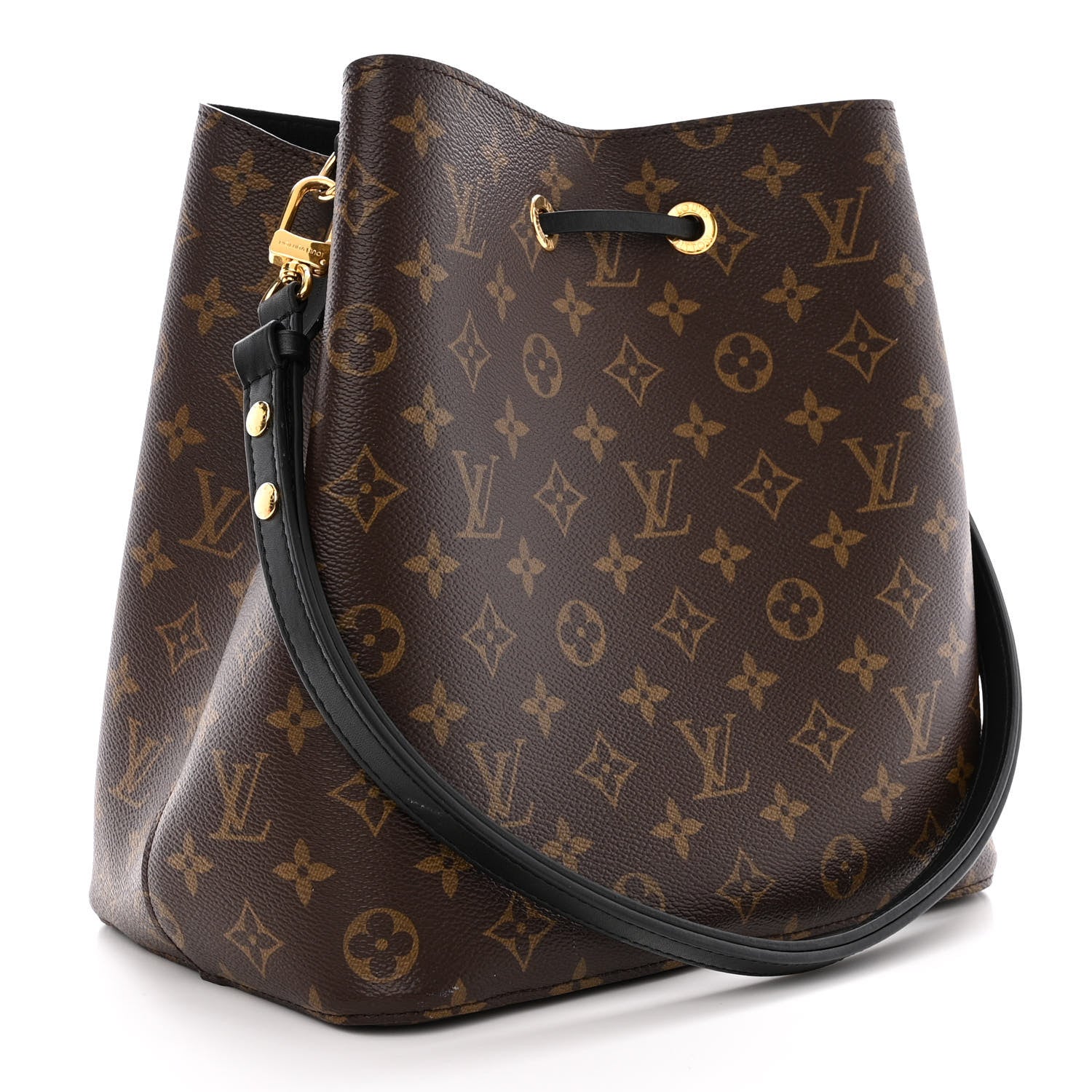 Louis Vuitton Monogram Neonoe MM Black 3 of 10