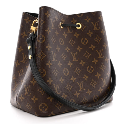 Louis Vuitton Monogram Neonoe MM Black 3 of 10