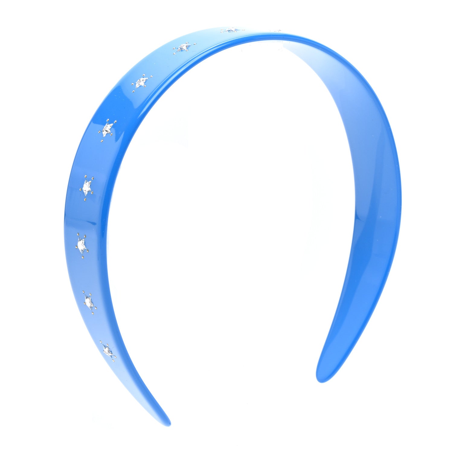 Gucci X ADIDAS Resin Crystal Star Headband Blue 2 of 4