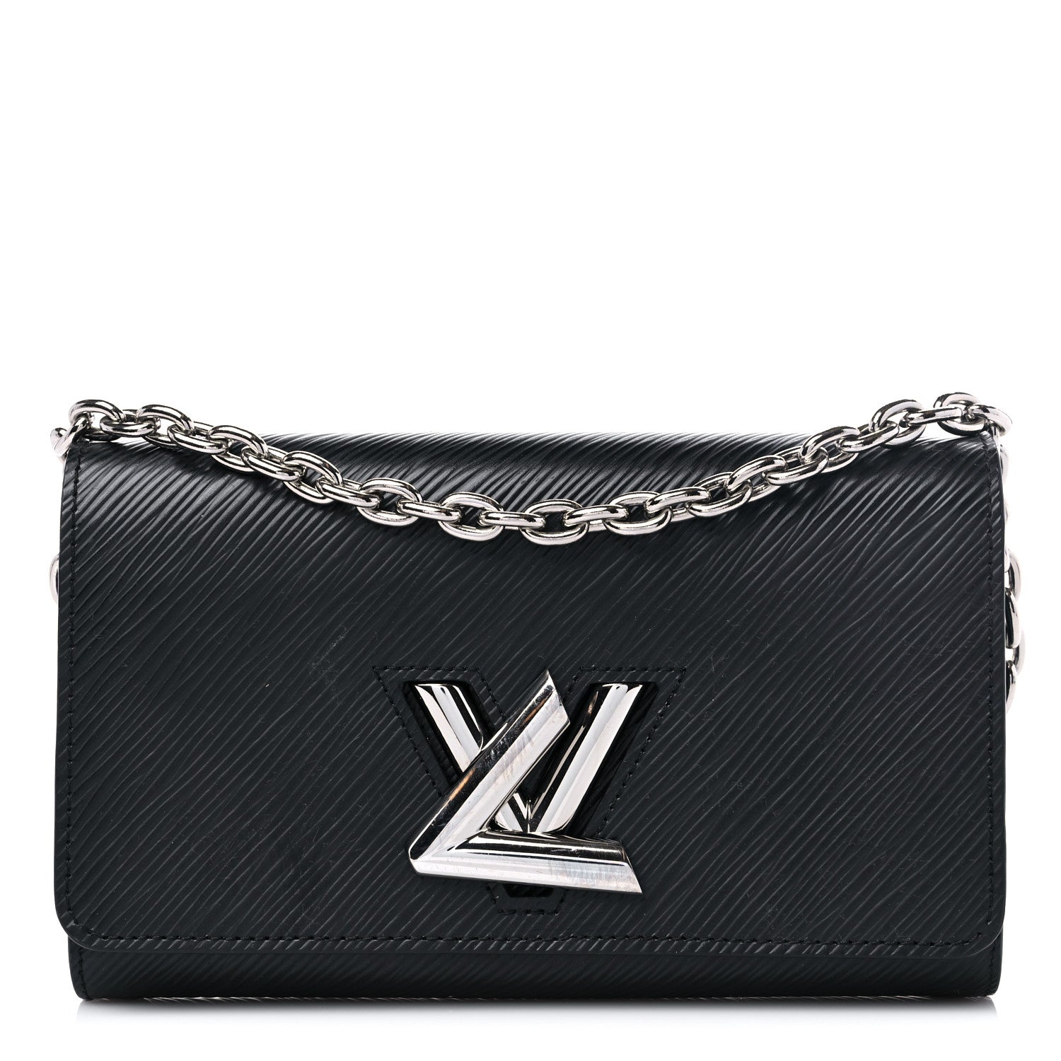 Louis Vuitton Epi Twist Chain Wallet Black 1 of 10
