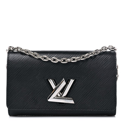 Louis Vuitton Epi Twist Chain Wallet Black 1 of 10