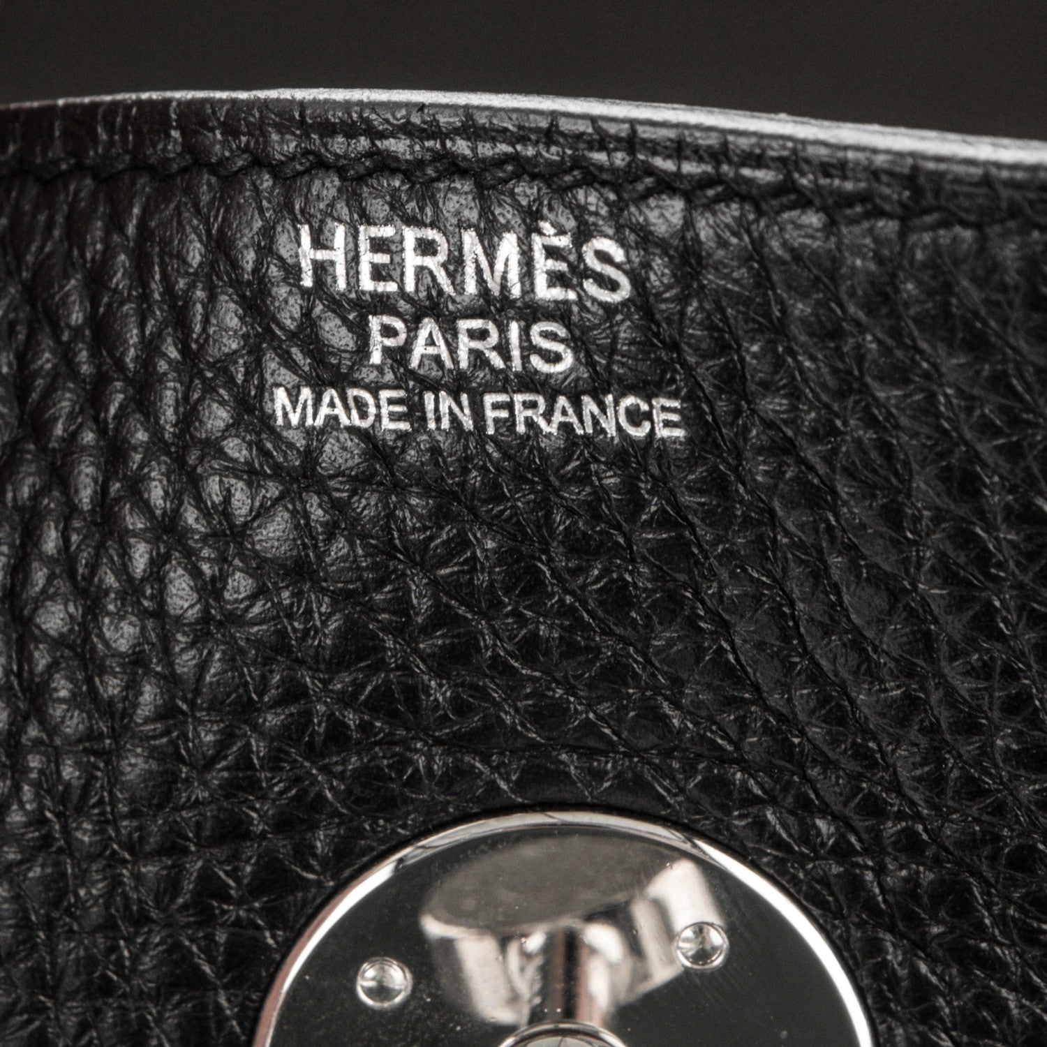 Hermes Taurillon Clemence Lindy 30 Black 6 of 7