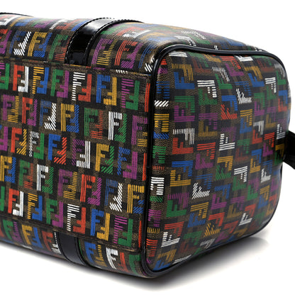 Fendi Zucchino Spalmati Vitello FF Multicolor Forever Boston Multicolor Black 11 of 11