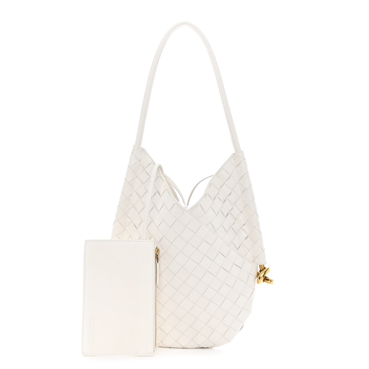 Bottega Veneta Nappa Intrecciato Small Solstice Hobo White 1 of 13
