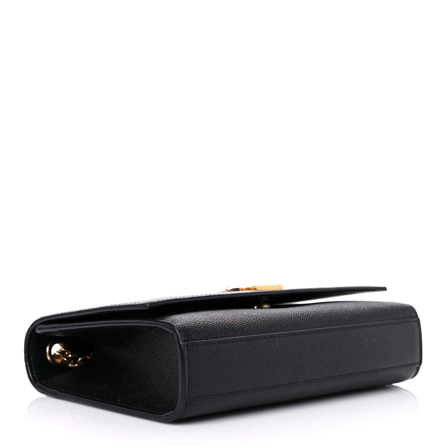 Saint Laurent Grain De Poudre Small Monogram Kate Satchel Black 3 of 12