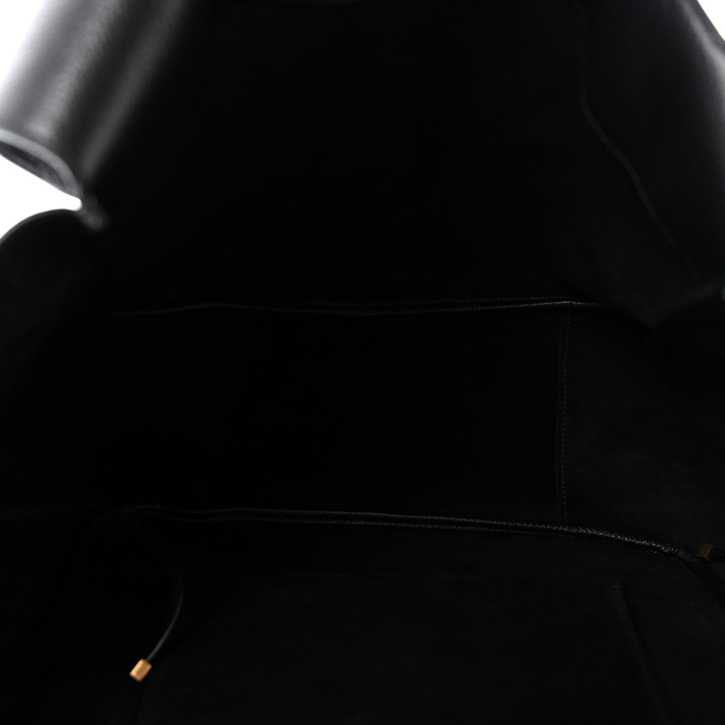 Grained Deerskin Bea Tote Black