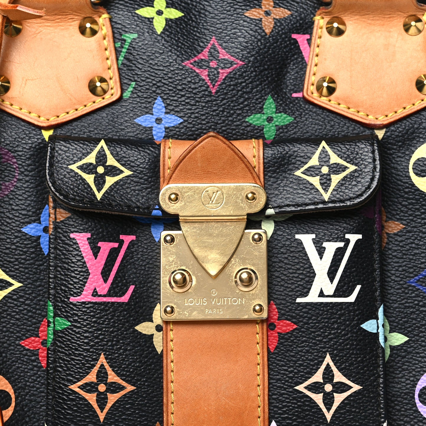 Monogram Multicolor Speedy 30 Black