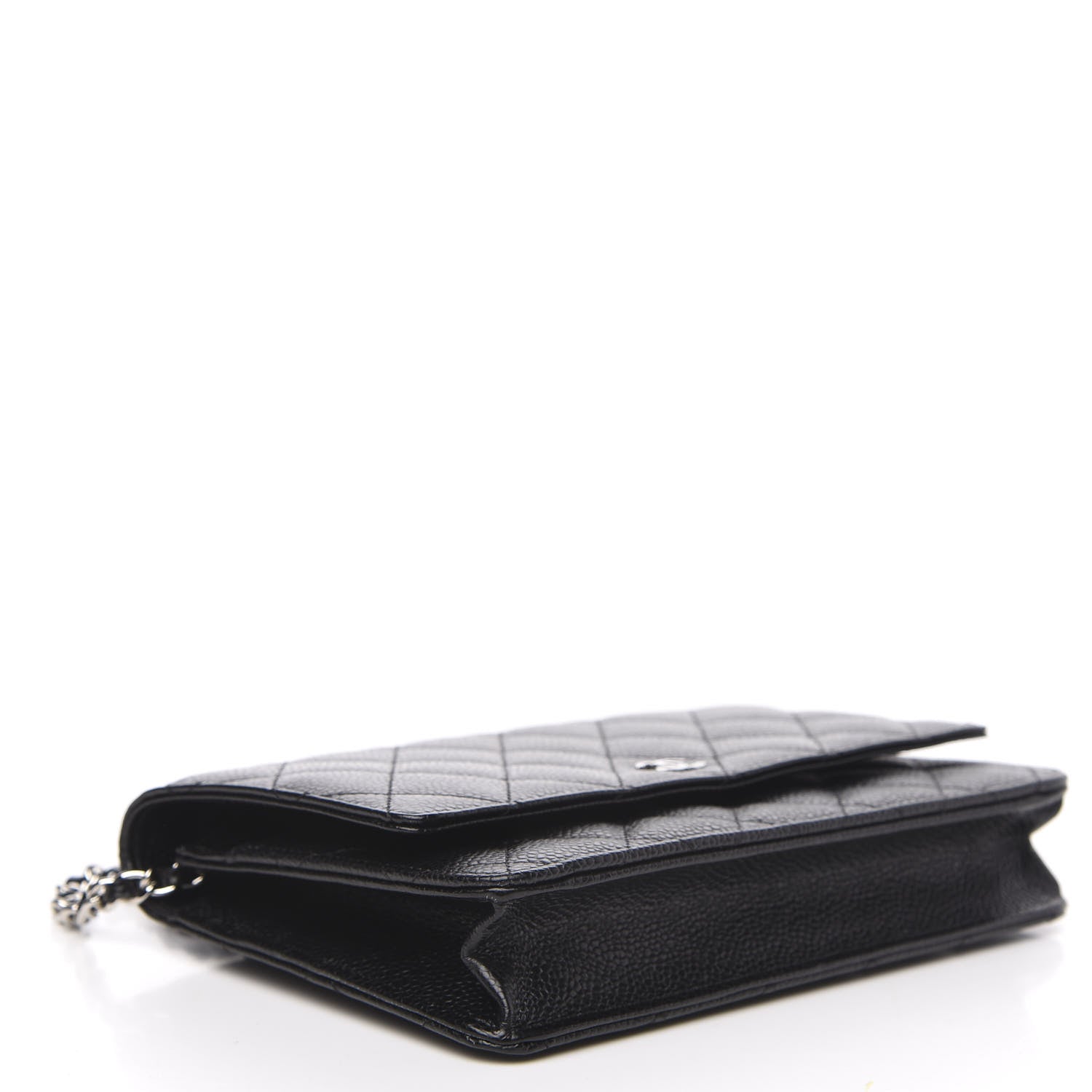 Chanel Caviar Quilted Wallet On Chain WOC Black 4 of 11