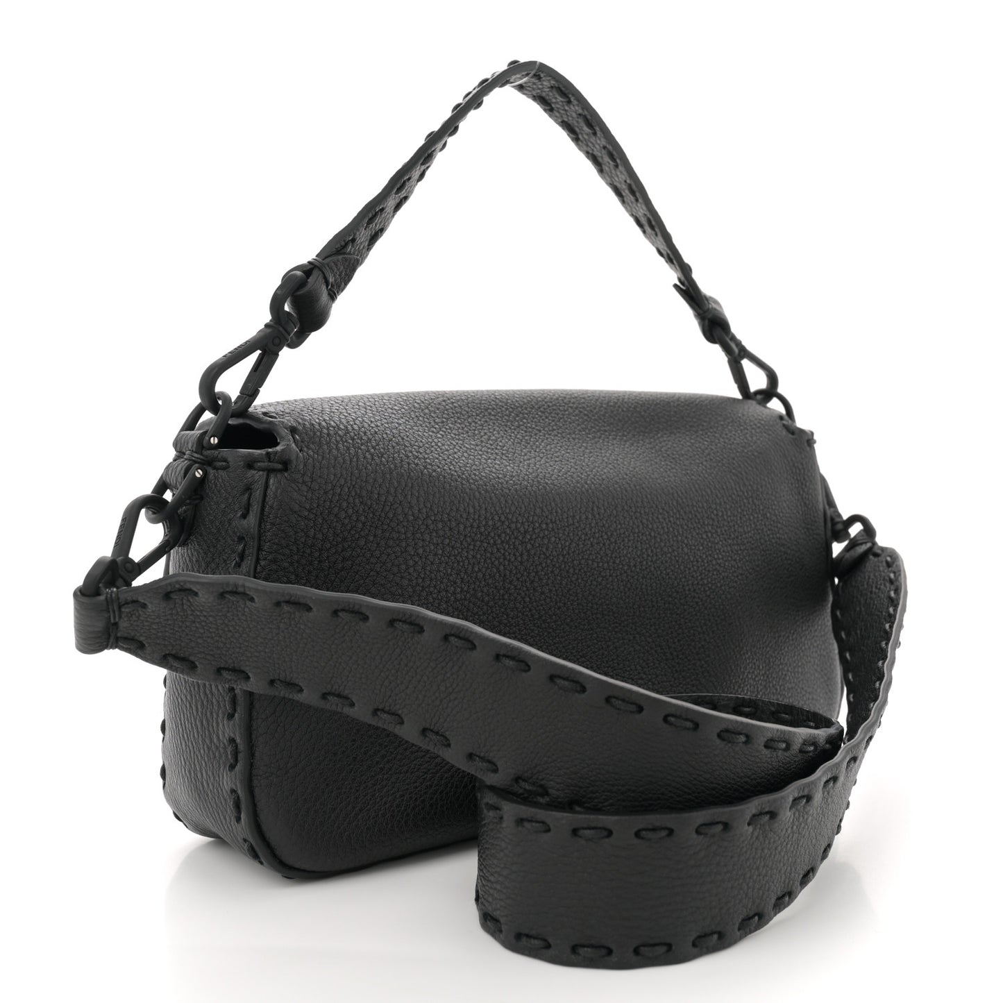Cuoio Romano Selleria Baguette Black Black