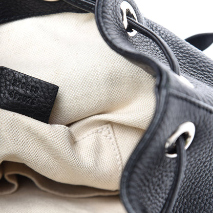 Gucci Cellarius Calfskin Medium Bamboo Backpack Black 13 of 14