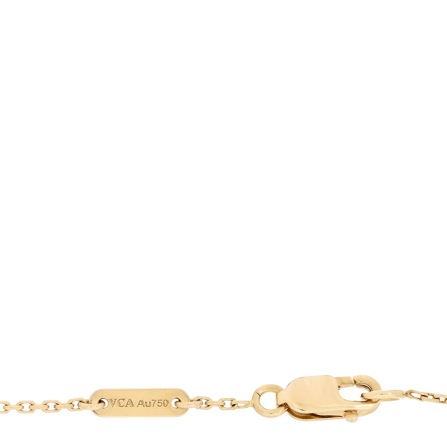 Van Cleef & Arpels 18K Yellow Gold Mother of Pearl Sweet Alhambra Bracelet 3 of 4