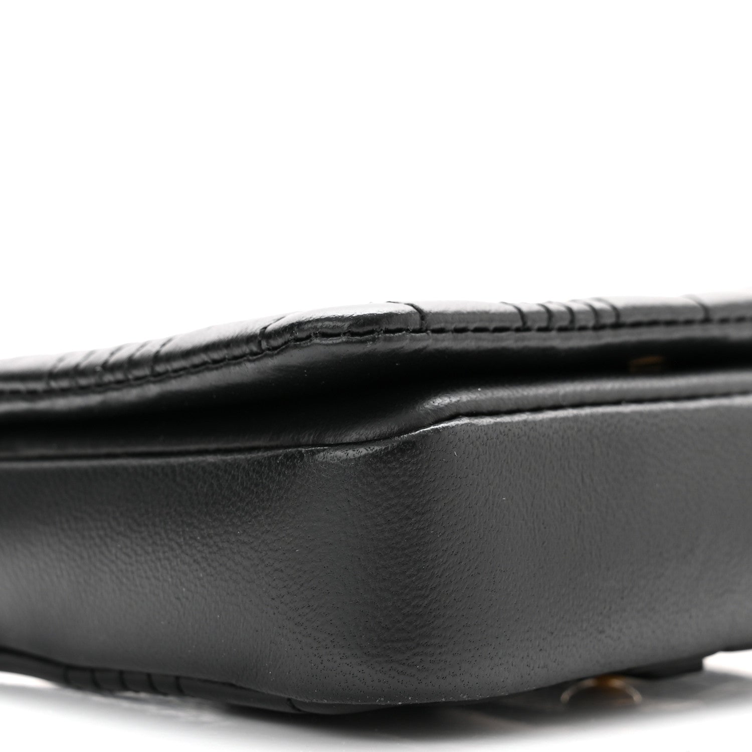 Burberry Lambskin Quilted Micro Lola Bag Black 9 of 10