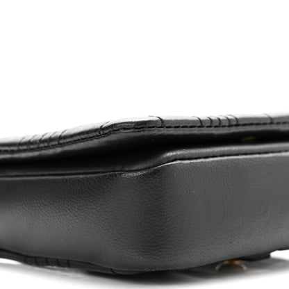 Burberry Lambskin Quilted Micro Lola Bag Black 9 of 10