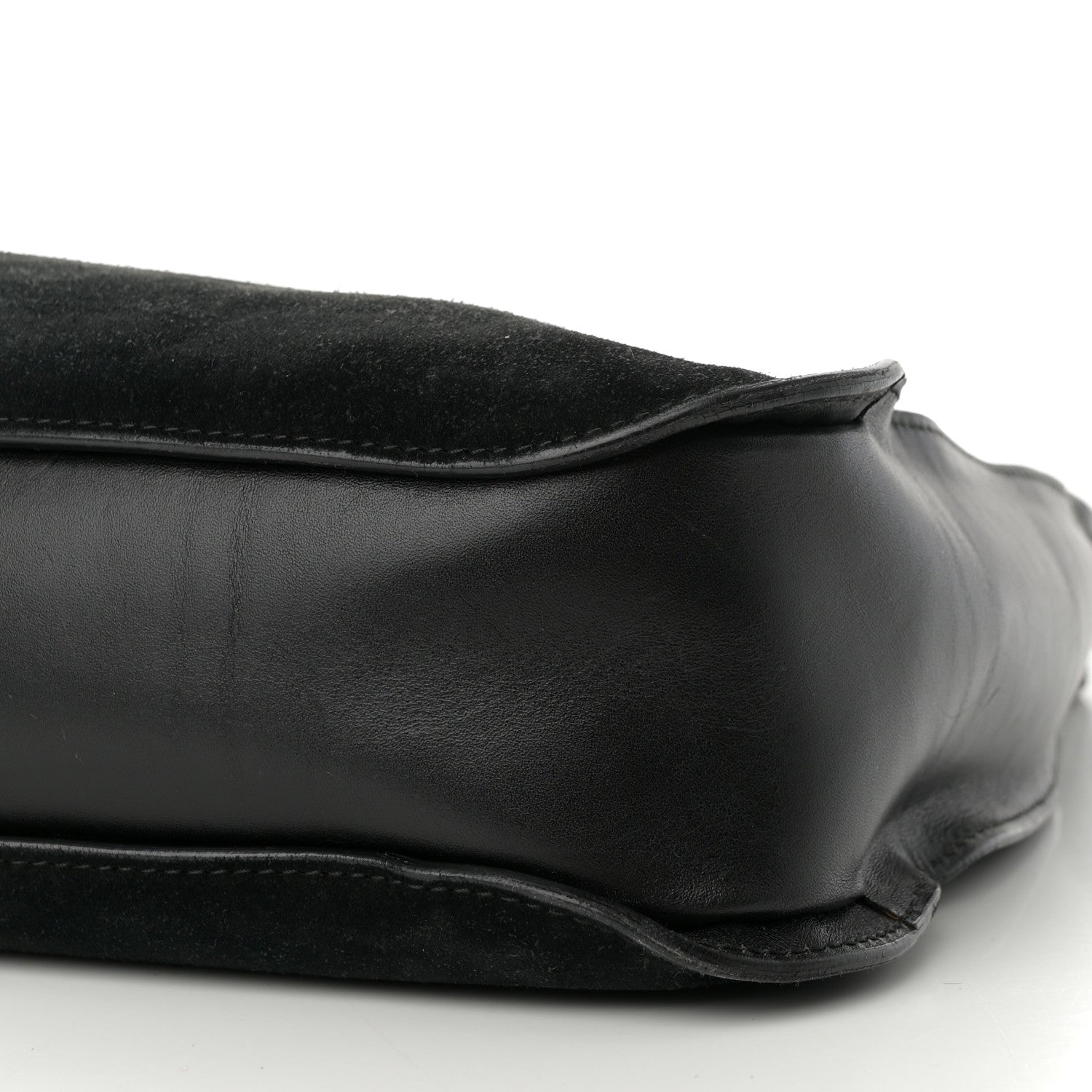 Gucci Suede Logo Hobo Bag Black 10 of 16