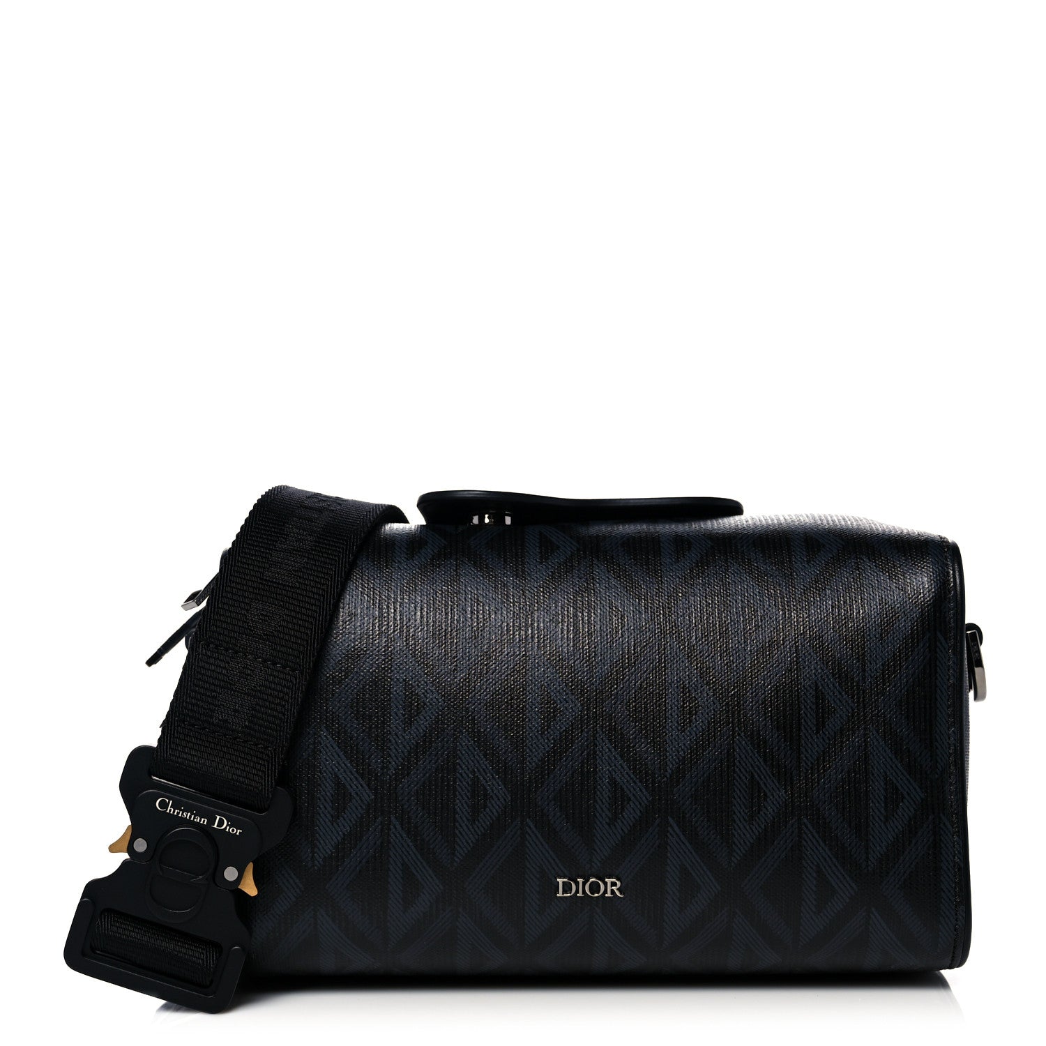Christian Dior Canvas CD Diamond Lingot 22 Bag Black 1 of 10