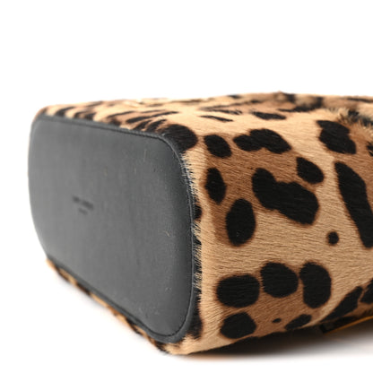 Saint Laurent Pony Hair Leopard Print Mini Gaby Vanity Case Brown Black 9 of 9