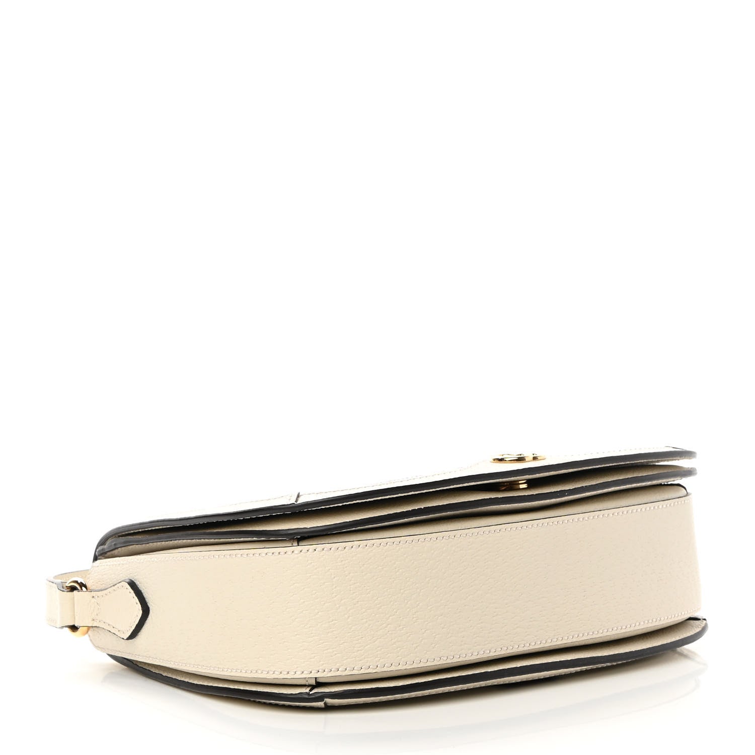 Gucci Textured Calfskin Small Ophidia Flap Messenger Bag Mystic White 4 of 12